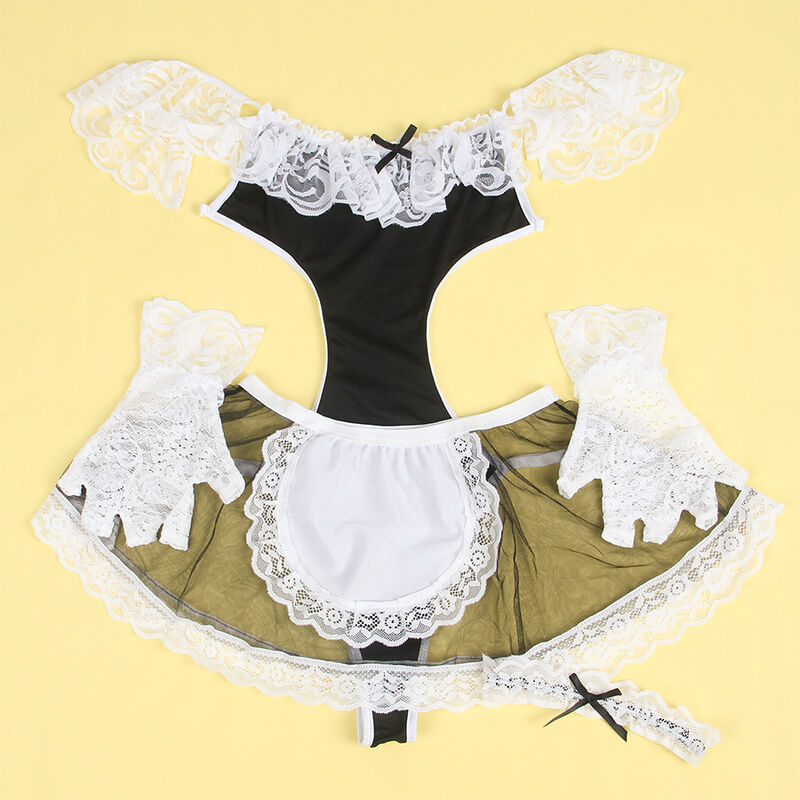 Subblime Costumes-954314 Sexy Zimmermädchen Kostüm Schwarz/Weiß L/XL · Sexy Damen-Dessous (Bild 10)