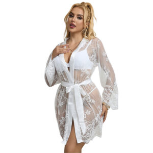 Subblime Babydolls-954376 Ärmelkanal langes Nachthemd mit Modell · Sexy Damen-Dessous (Bild 8)