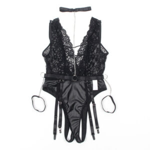 Subblime Bodystockings-954390 Sexy Körper mit Strumpfhose Schwarz L/XL · Sexy Damen-Dessous (Bild 5)