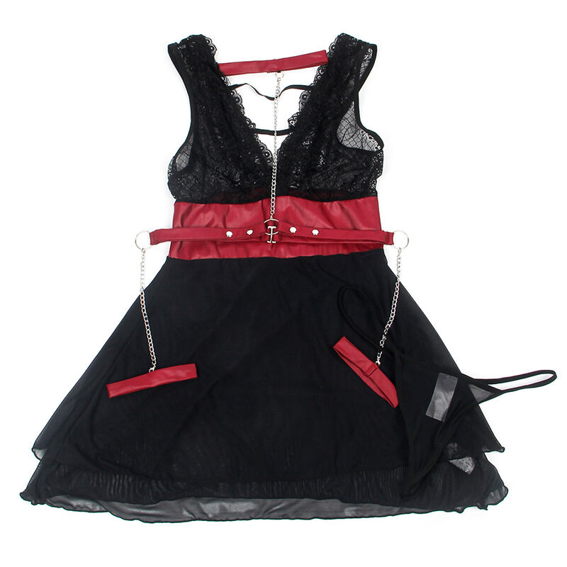 Subblime Dresses-954420 Bondage Kleid in Pizzo Schwarz S/M · Spicy Dessous & Bodystockings (Bild 7)