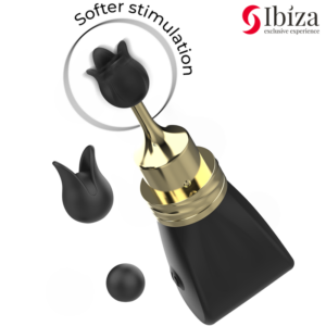 Ibiza Technology-Stimulator Klitoris Die, 3 Kopf-Silikon · Vibratoren (Bild 2)