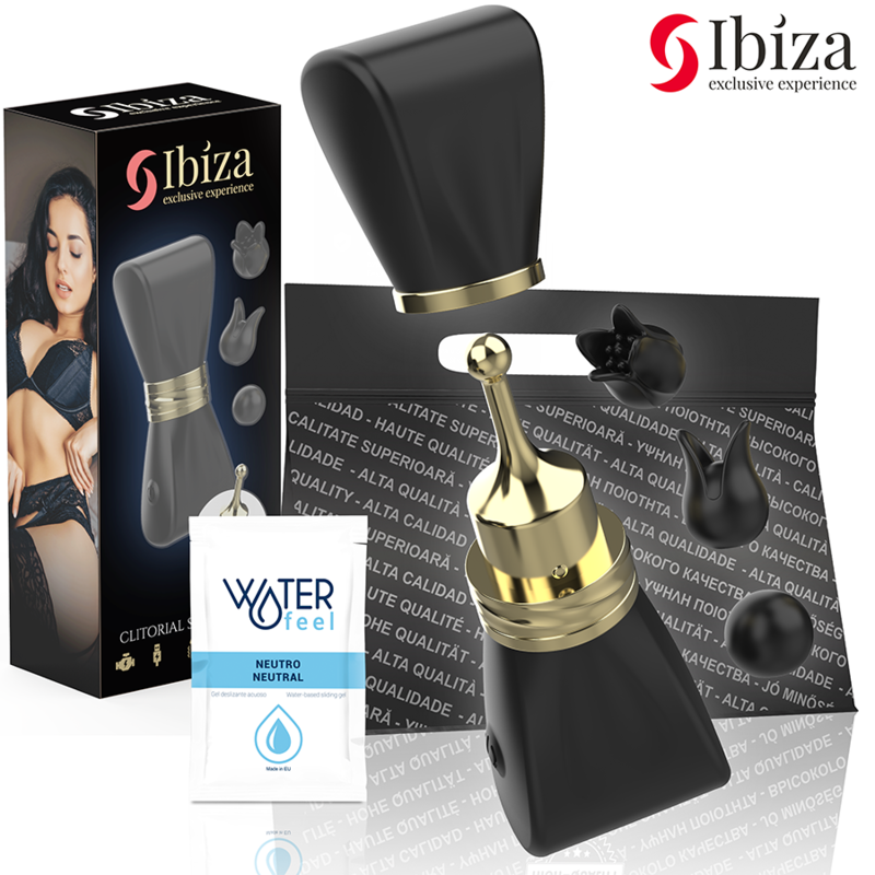 Ibiza Technology-Stimulator Klitoris Die, 3 Kopf-Silikon · Vibratoren