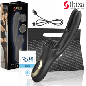 Ibiza Technology-Vibrator Hi-Tech Kaninchen mit Mehrzellbürste · Vibratoren