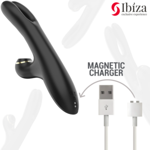 Ibiza Technology-Double Clamping Vibrator Schwarz-Silikon · Vibratoren (Bild 5)