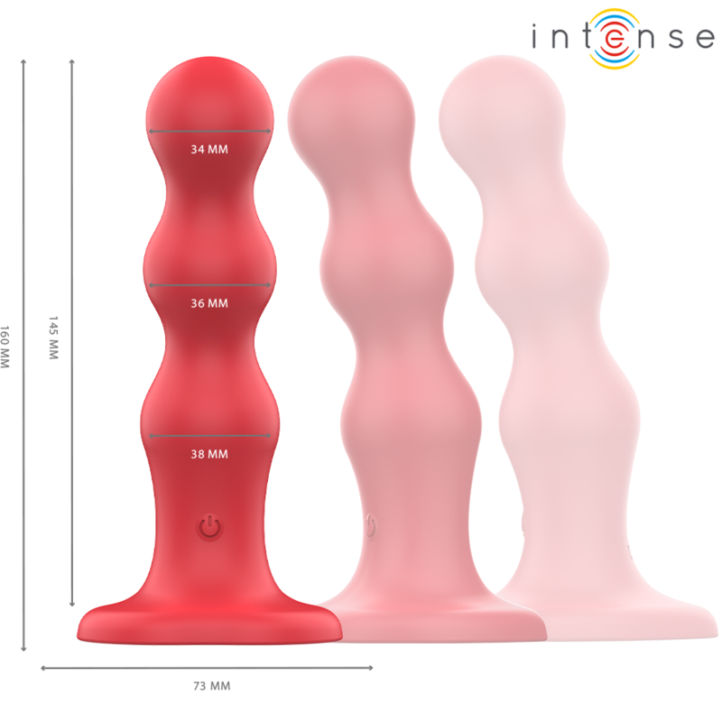 Intense Remote Control-Cody Vibrator Rot mit Saugbecher · Vibratoren (Bild 2)