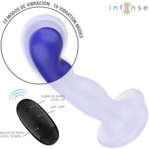 Intense Remote Control-Shorty Vibrator mit Saugnapf Blau · Vibratoren (Bild 4)