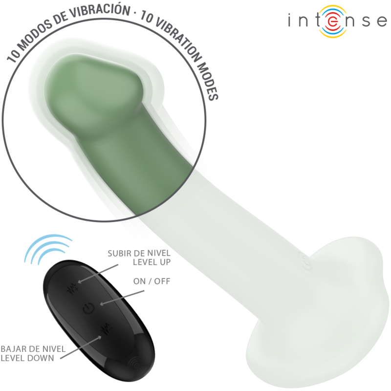 Intense Remote Control-Vibrator Becca mit Saugnapf, 10 Vibrationen · Vibratoren (Bild 4)