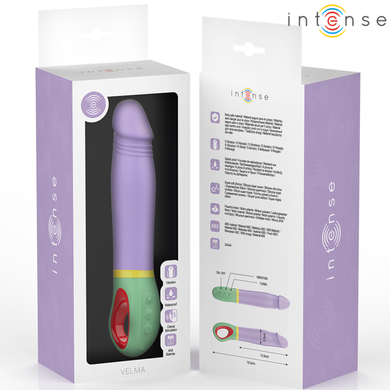 Intense High Tech-Velma Vibrator Classic Lila-Silikon, Wasserdicht · Vibratoren (Bild 2)