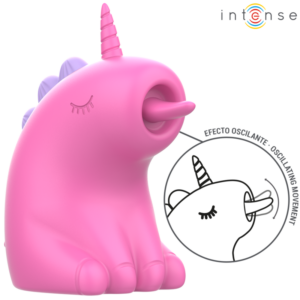 Intense Fun Toys-Pinkie 360º Stimulator mit rotierender Zunge-Silikon