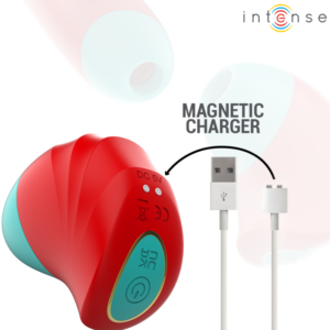 Intense High Tech-Donnie Clitoris Stimulator Rot/Grün-Silikon · Vibratoren (Bild 5)