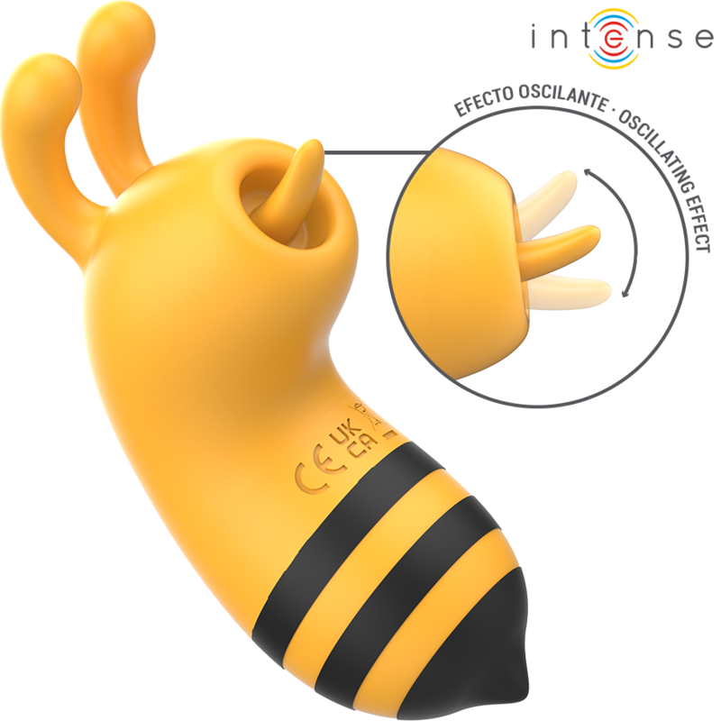 Intense Fun Toys-Maya Stimulator mit rotierender Zunge 360º-Silikon