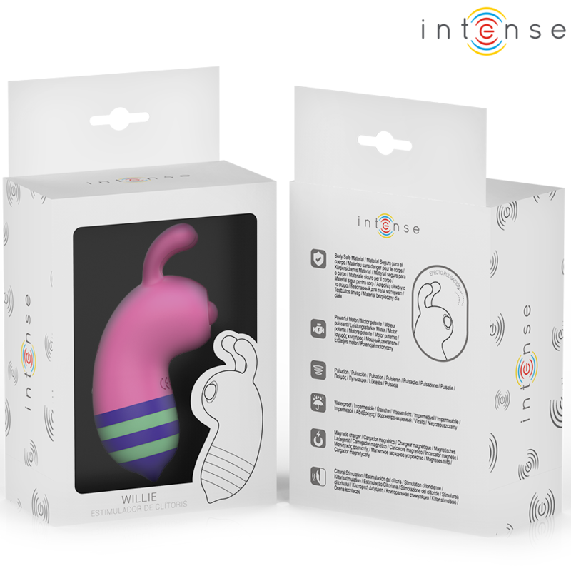 Intense Fun Toys-Willie Stimulator Lingual mit Schaltflächen-Silikon · Vibratoren (Bild 4)