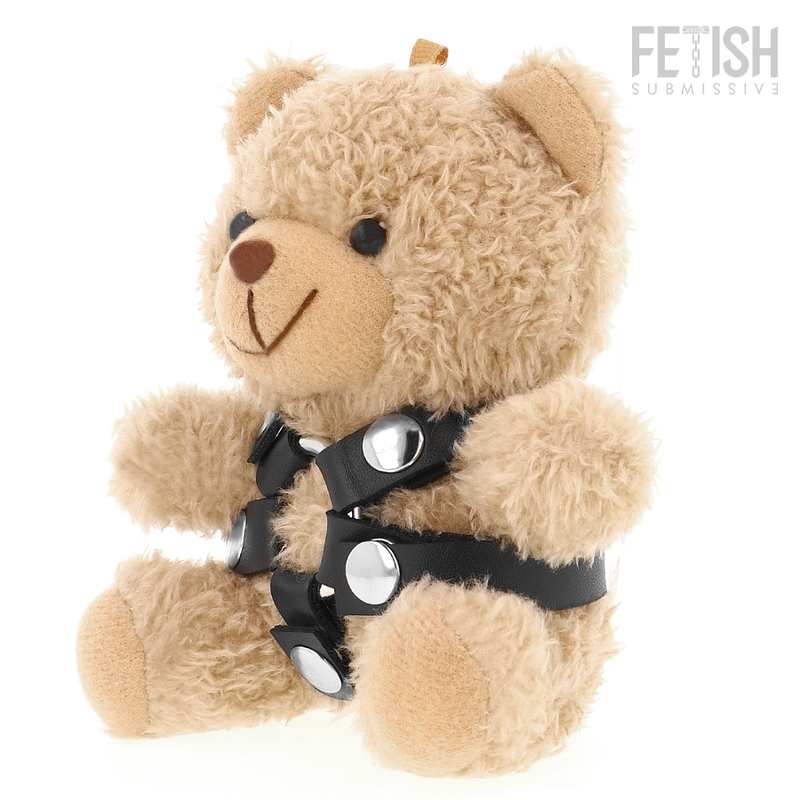 Fetish Submissive Rebel Toys-Bongo Teddybär BDSM Modell 4-Leder