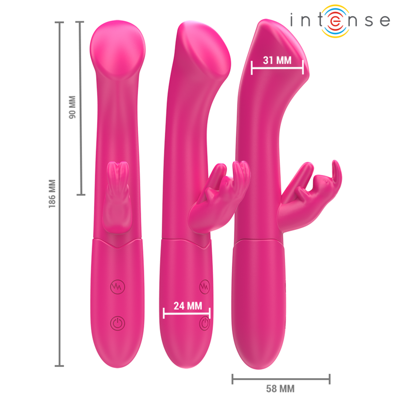 Intense-Julieta Rabbit Vibrator 18.6 cm, 10 Vibrationen · Vibratoren (Bild 2)