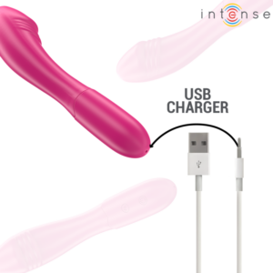 Intense-Belinda Vibrator 19 cm Flexibel 10 Rosa-Silikon-Vibrationen · Vibratoren (Bild 4)