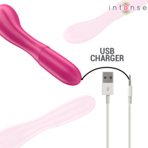 Intense-Lisette Vibrator 19 cm Flexibel 10 Rosa-Silikon-Vibrationen · Vibratoren (Bild 4)