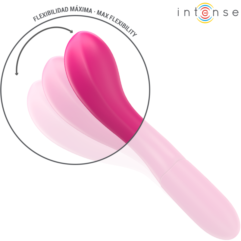 Intense-Lisette Vibrator 19 cm Flexibel 10 Rosa-Silikon-Vibrationen · Vibratoren (Bild 2)