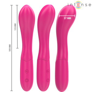 Intense-Lisette Vibrator 19 cm Flexibel 10 Rosa-Silikon-Vibrationen · Vibratoren (Bild 6)
