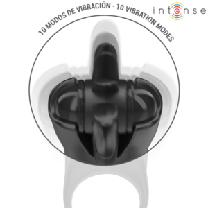 Intense For Him-Mabel Vibrierende Ring 10 Vibrationen mit Stimulator · Sextoys (Bild 4)
