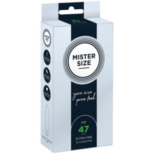 Mister Size-Kondome Größe XS 47 mm (10 Stk.)-Latex