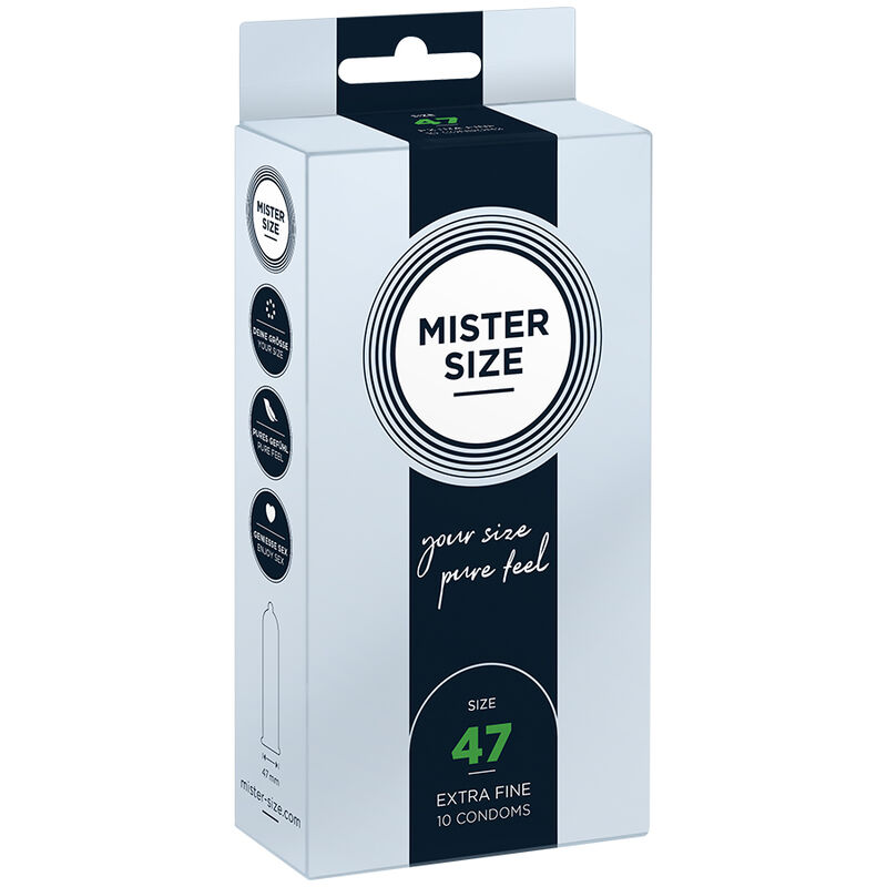 Mister Size-Kondom Size Xs 47 mm (10 Stk.) -Latex · Kondome