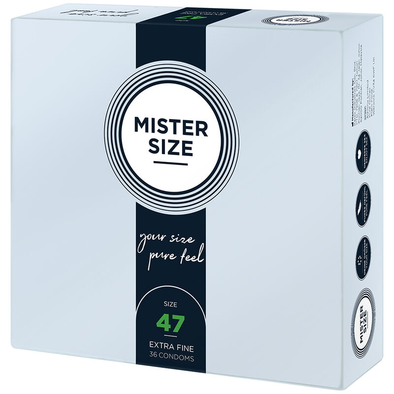 Mister Size-Kondom Size Xs 47 mm (36 Einheiten) -Latex · Kondome (Bild 2)