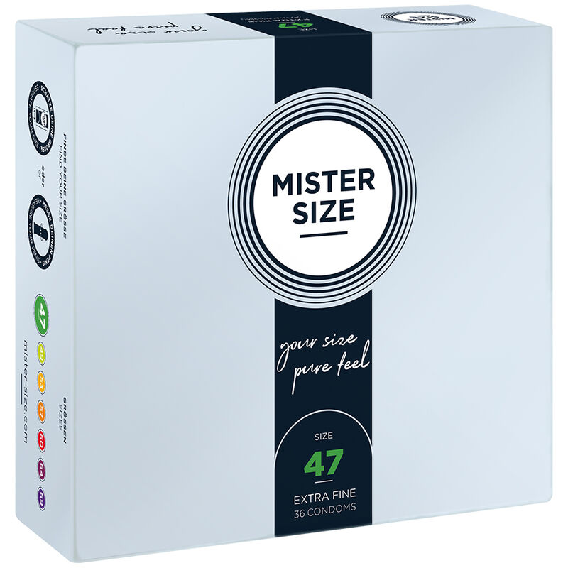 Mister Size-Kondom Size Xs 47 mm (36 Einheiten) -Latex · Kondome