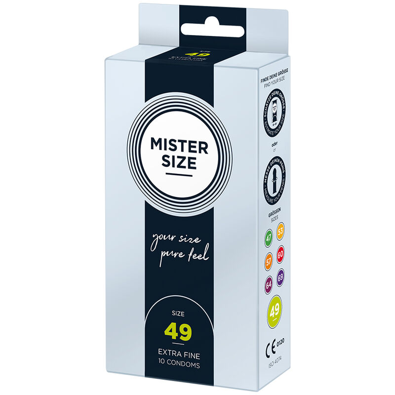 Mister Size-Kondom Größe S 49 mm (10 Stk.) -Milch · Kondome (Bild 3)
