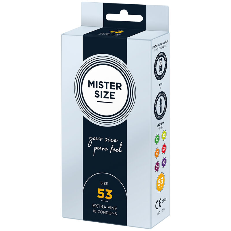 Mister Size-Kondom Size M 53 mm (10 Einheiten) -Latex · Kondome (Bild 2)