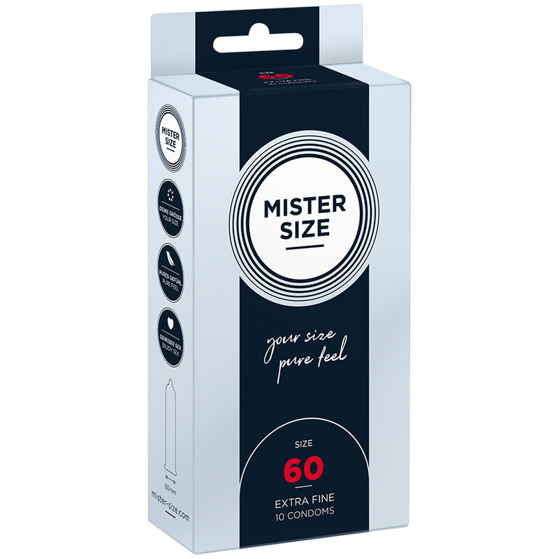 Mister Size-Condom Size Xl 60 mm (10 Stk.) -Lactice · Kondome