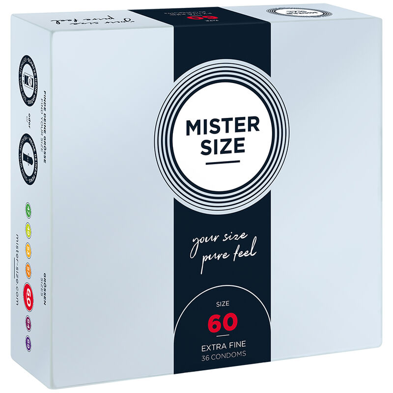 Mister Size-Kondom Größe Xl 60 mm (36 Stk.) -Milch · Kondome