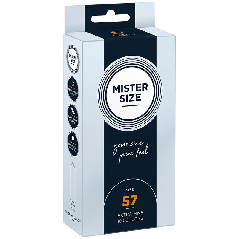 Mister Size-Kondom Size L 57 mm (10 Einheiten) -latex · Kondome