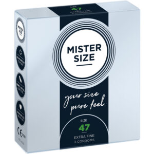 Mister Size-Kondome XS 47 mm (3 Stk.)-Latex