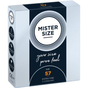 Mister Size-Kondom Größe L 57 mm (3 Stk.)-Latex