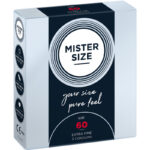 Mister Size-Kondom Size Xl 60 mm (3 Einheiten)-Latex · Kondome