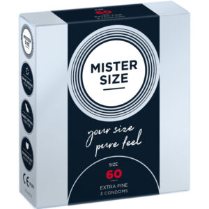 Mister Size-Kondom Size Xl 60 mm (3 Einheiten)-Latex · Kondome