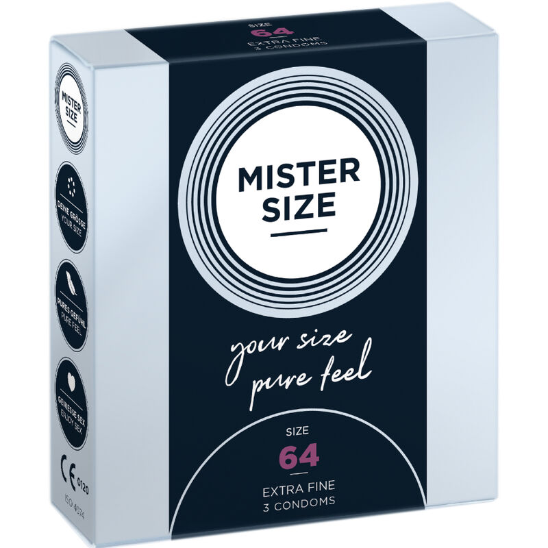 Mister Size-Kondom Größe Xxl 64 mm (3 Stk.)-Milch · Kondome