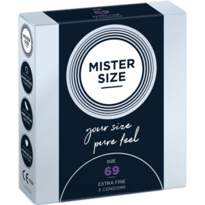 Mister Size-Kondom Size Xxxl 69 mm (3 Einheiten) -Latex · Kondome