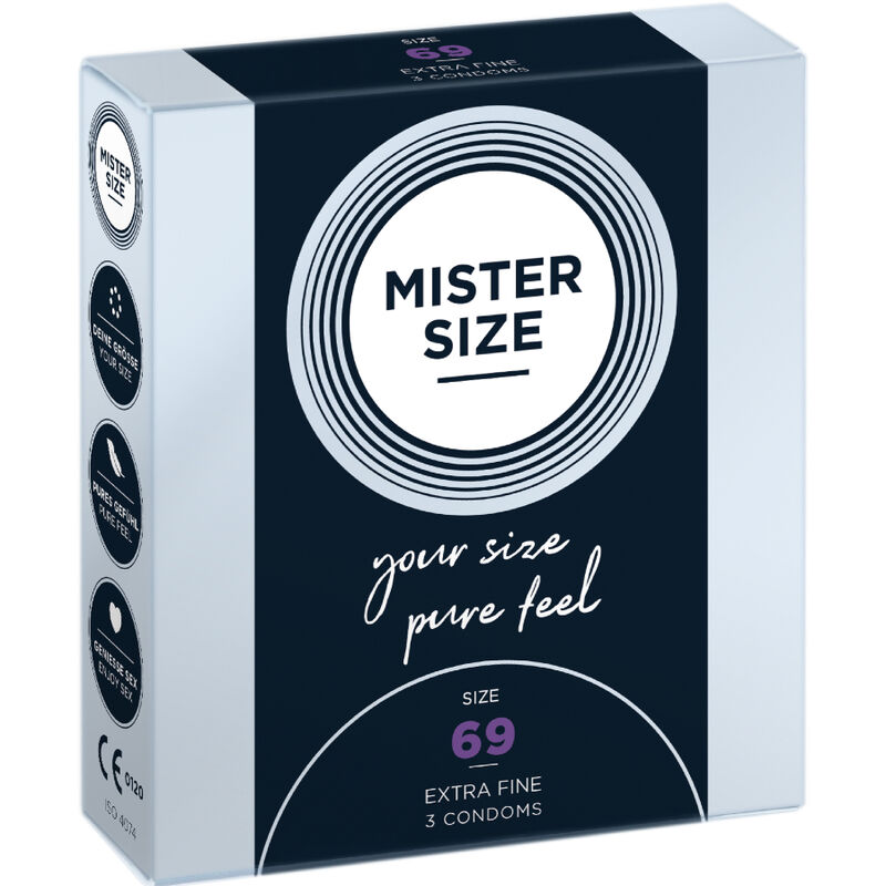 Mister Size-Kondom Size Xxxl 69 mm (3 Einheiten) -Latex · Kondome