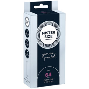Mister Size-Kondome Größe XXL 64 mm (10 Stk.)-Latex