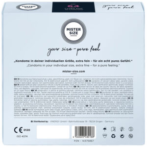 Mister Size-Kondom Größe Xxl 64 mm – 36 Stk.-Lactice · Kondome (Bild 2)