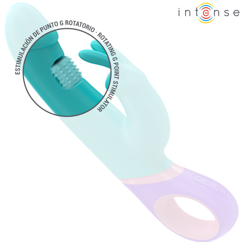 Intense High Tech-Monica Vibrator Kaninchen mit Stimulator Rotativ · Vibratoren (Bild 4)