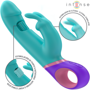 Intense High Tech-Monica Rabbit-Vibrator mit rotierendem Stimulator