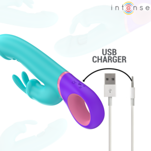 Intense High Tech-Monica Vibrator Kaninchen mit Stimulator Rotativ · Vibratoren (Bild 6)