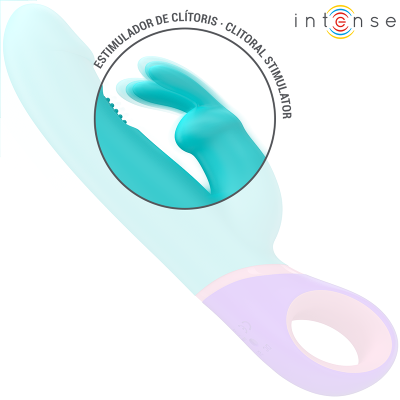 Intense High Tech-Monica Vibrator Kaninchen mit Stimulator Rotativ · Vibratoren (Bild 3)