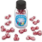 Diablo Picante-12 penisförmige Süßigkeiten, Erdbeer-/Kirschenaroma · Scherzartikel