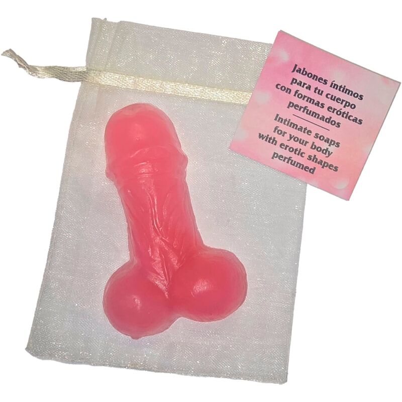Diablo Picante-Parfümierte Seife in Form von Penis Rosa · Scherzartikel