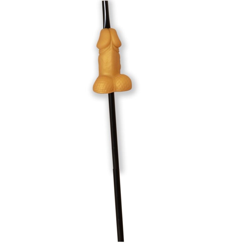 Diablo Picante-Penis geformtes Brot Gold · Scherzartikel