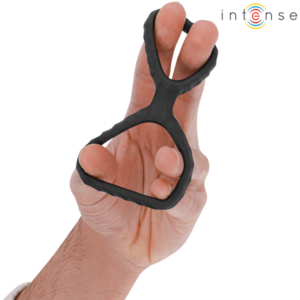 Intense For Him-Dewey Penisring Double Silikon Schwarz Model 2 · Sextoys (Bild 4)