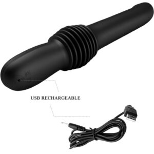Fun Toys-Pazuzu Vibrator 3 Modi aus Spinta, Schwarz-Silikon · Vibratoren (Bild 8)